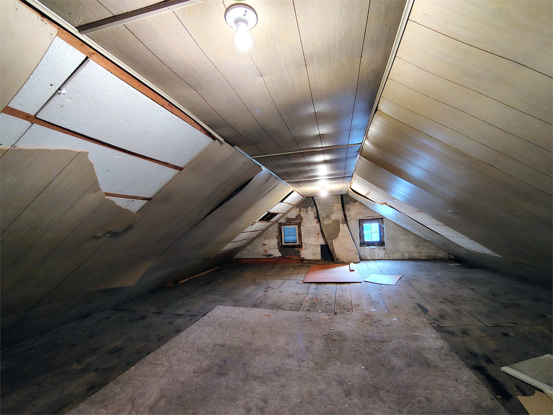 Attic before renovation