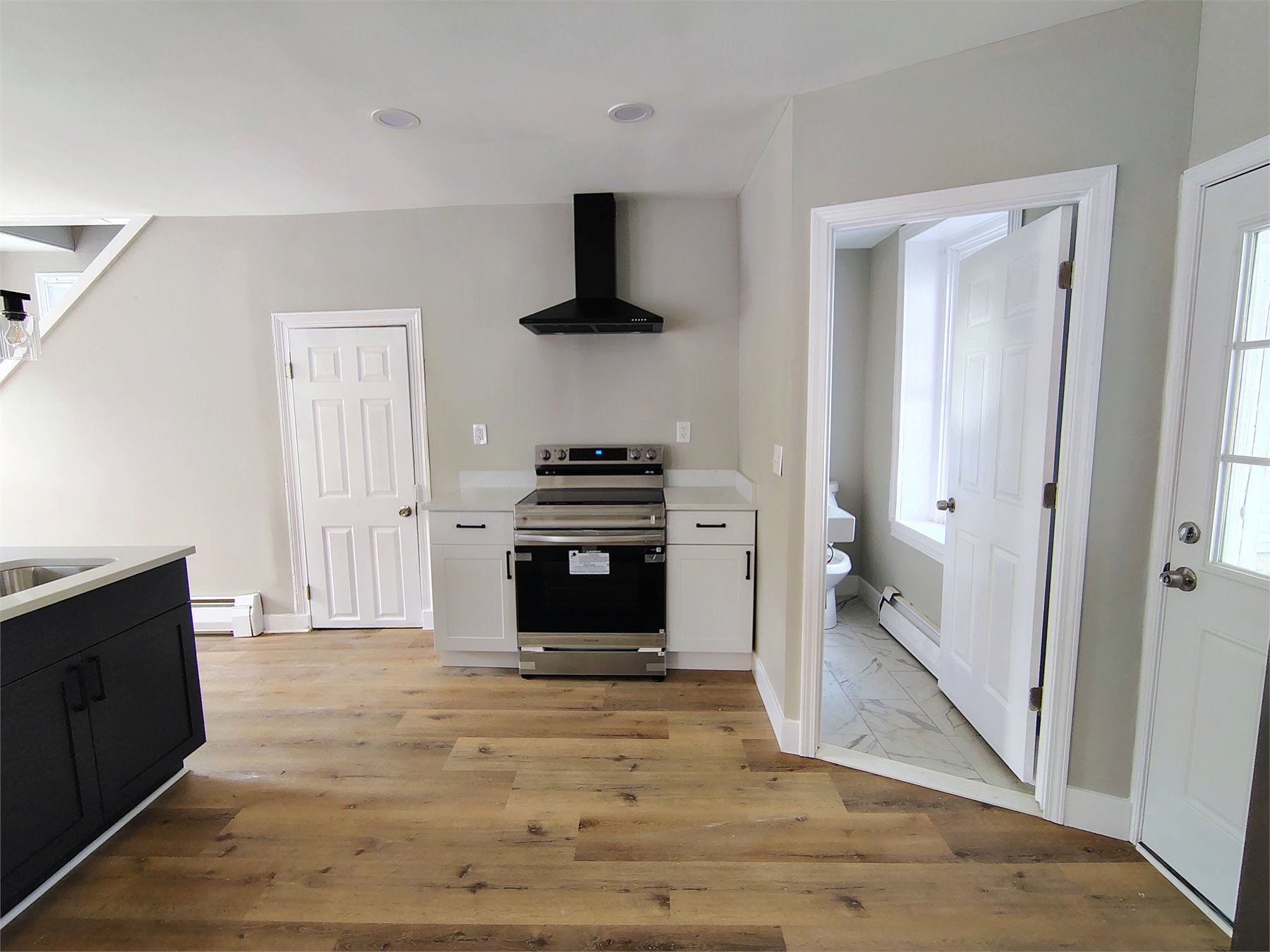 Kitchen after renovation, right view